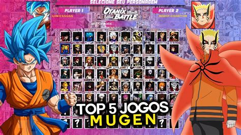 jogos mugen - jogos mugen anime